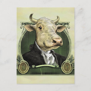 Dollar Cow Postcard