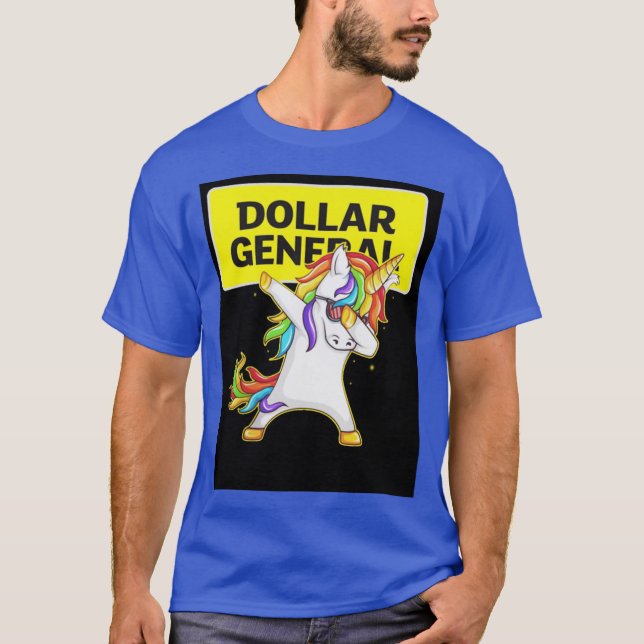 Dollar General Dollar General Unicorn Dabbing Unis T-Shirt (Front)