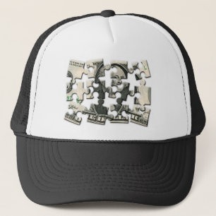 Dollar Puzzle Trucker Hat