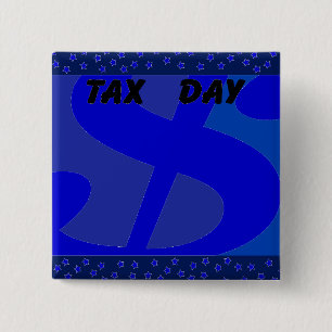 Dollar Sign - 15 Cm Square Badge