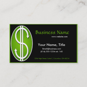 Dollar Sign Business Card