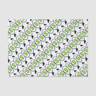 Dollar Sign Cartoon Eyes Money Cash Tissue Paper