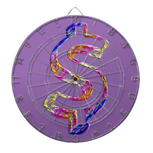 Dollar sign dartboard
