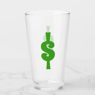 Dollar Sign Glass