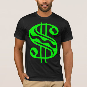 Dollar Sign - Green T-Shirt