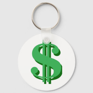 $ dollar-sign key ring