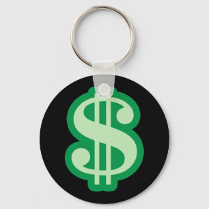 Dollar Sign Key Ring