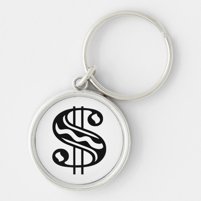 Dollar Sign Key Ring (Front)