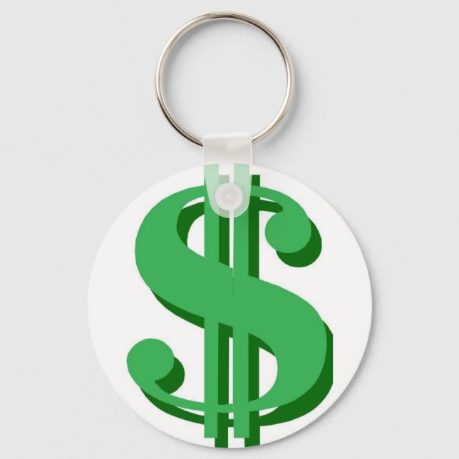 $ dollar-sign key ring (Front)