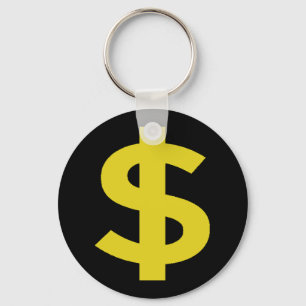 Dollar Sign Key Ring