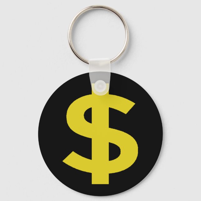 Dollar Sign Key Ring (Front)