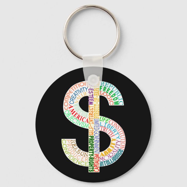 Dollar Sign Keychain (Front)