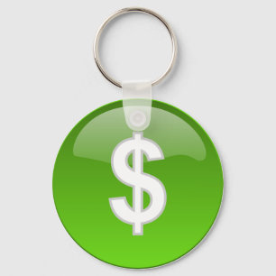 dollar sign keychain
