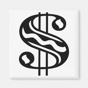 Dollar Sign Magnet