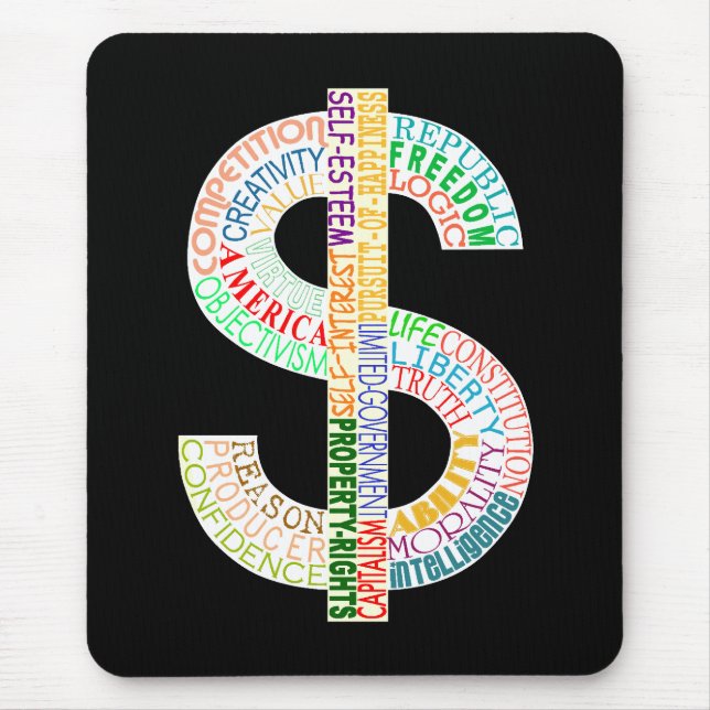Dollar Sign mouse pad (Front)