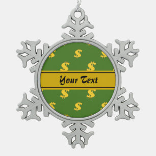 Dollar sign pattern Ornament