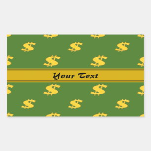 Dollar sign pattern Stickers