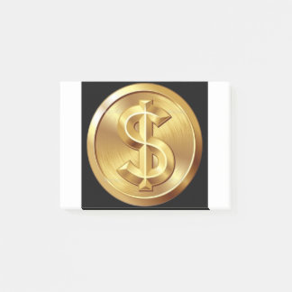 Dollar Sign Post-it Notes