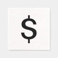Dollar Sign | Simple Modern Alphabet