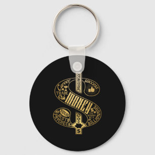 Dollar Sign Symbol Wealth And Success Motivational Key Ring