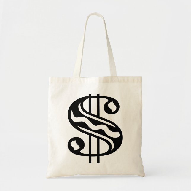 Dollar Sign Tote Bag (Front)