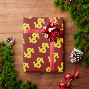Dollar Sign Wrapping Paper