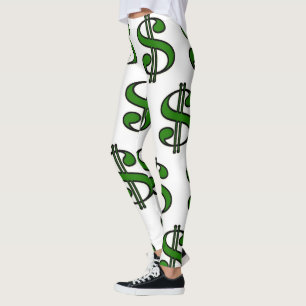 ***DOLLAR SIGNS GALORE*** LEGGINGS