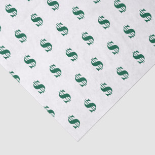 Dollar Signs Tissue Paper