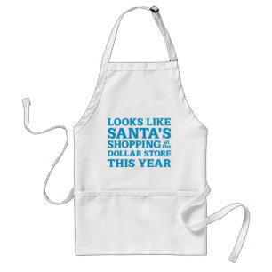 Dollar Store Santa Standard Apron