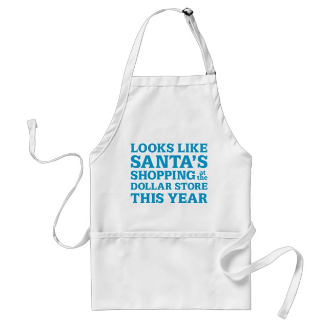 Dollar Store Santa Standard Apron (Front)