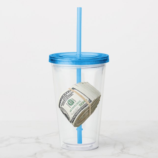 Dollars Acrylic Tumbler (Front)
