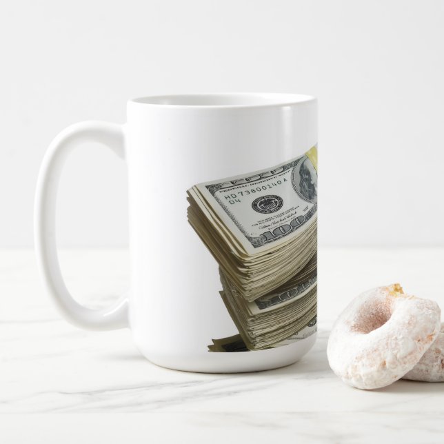 Dollars Coffee Mug (With Donut)