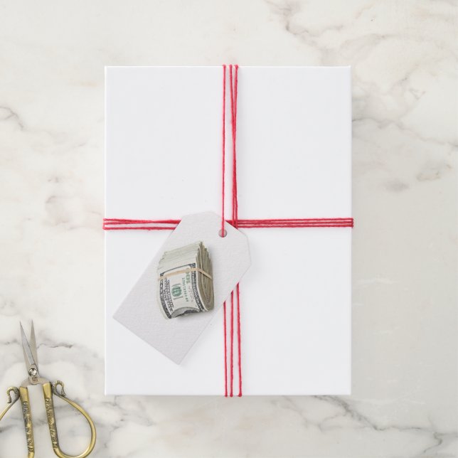 Dollars Gift Tags (With Twine)