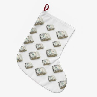 Dollars Large Christmas Stocking