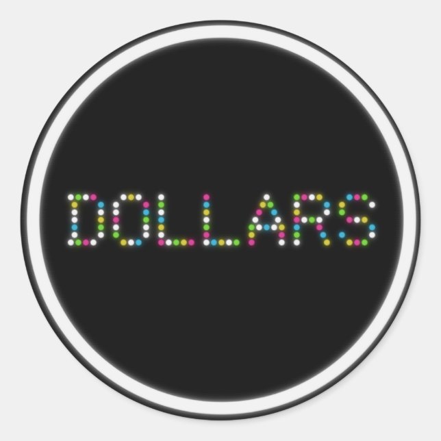 Dollars Logo Sticker (Front)