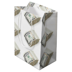 Dollars Medium Gift Bag