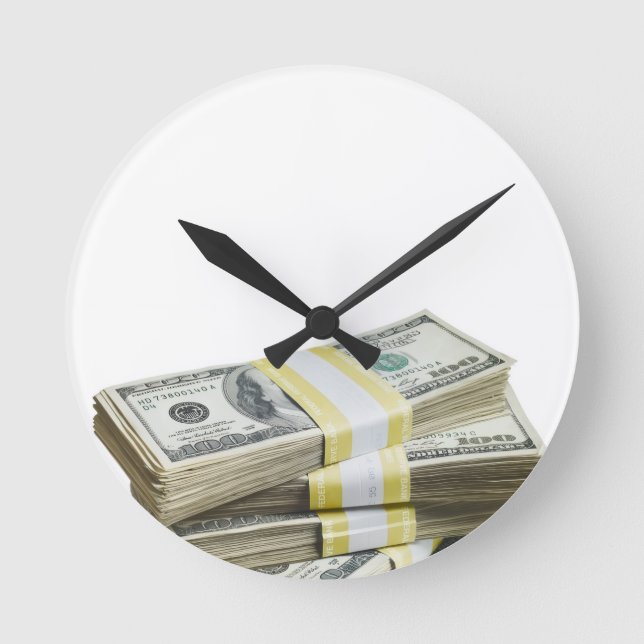 Dollars Round Clock (Front)