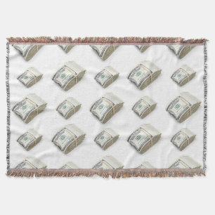 Dollars Throw Blanket