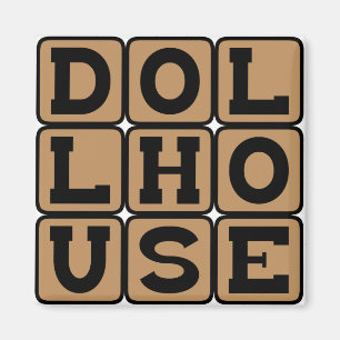 Dollhouse, Home for Dolls Magnet