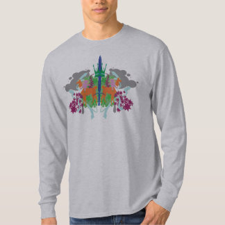 DollieYamma Colour version Long Sleeve Green T-Shirt