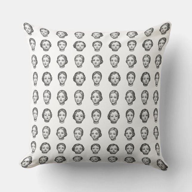 Dolls Faces Cushion (Front)