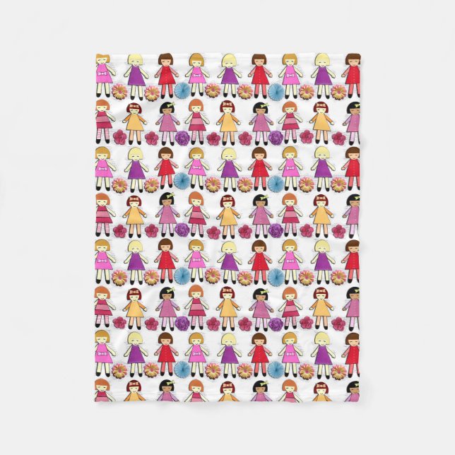 Dolls Fleece Blanket (Front)