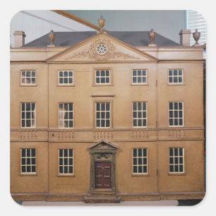 Doll's house, Neo-Classical Adam Style, c.1810 Square Sticker