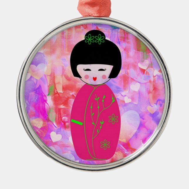 Dolls Metal Ornament (Front)
