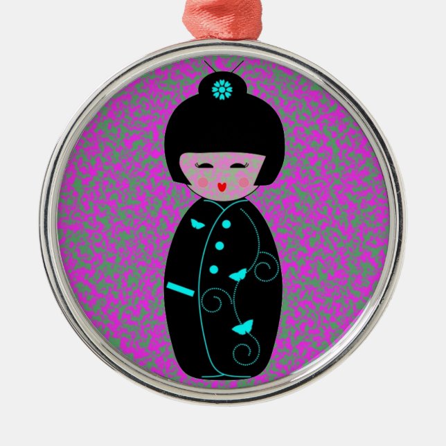 Dolls Metal Tree Decoration (Front)