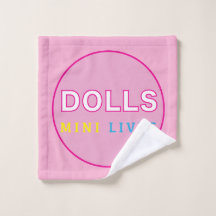 Dolls Mini Lives Official Wash Cloth