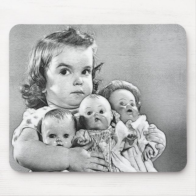 DOLLS MOUSE PAD (Front)