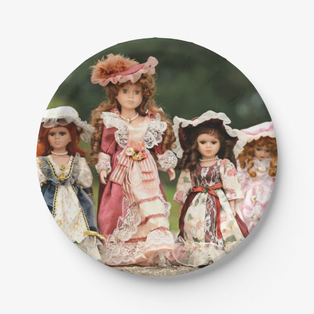 Dolls Paper Plate (Front)