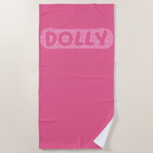 Dolly, hearts costume name By CallisC Beach Towel