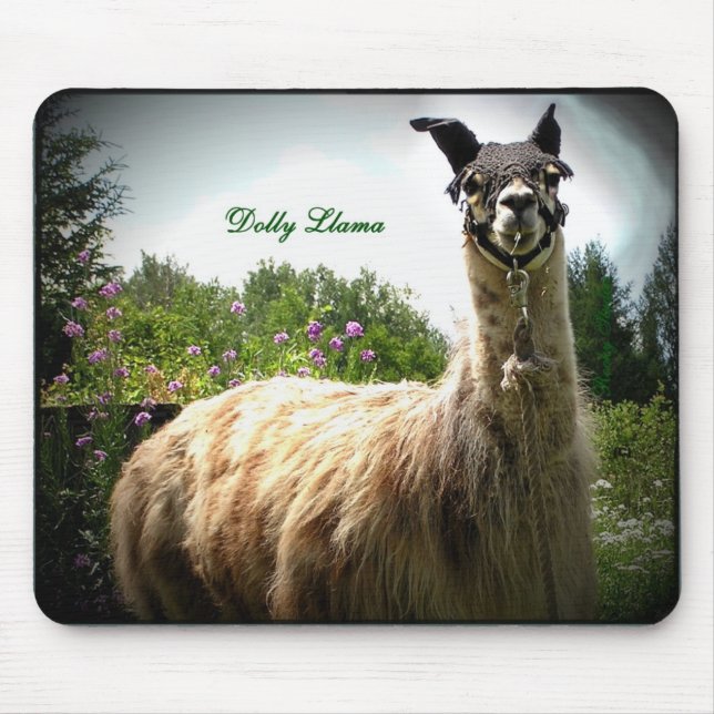 Dolly Llama Mousepad (Front)